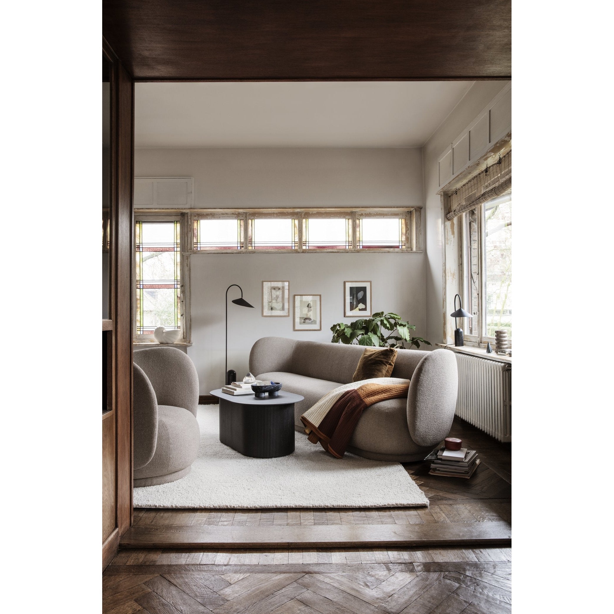[product_category]-Ferm Living Rico Sofa Warm Dark Grey Bouclé, 3 Seater-Ferm Living-5704723030652-100107661-FER-2