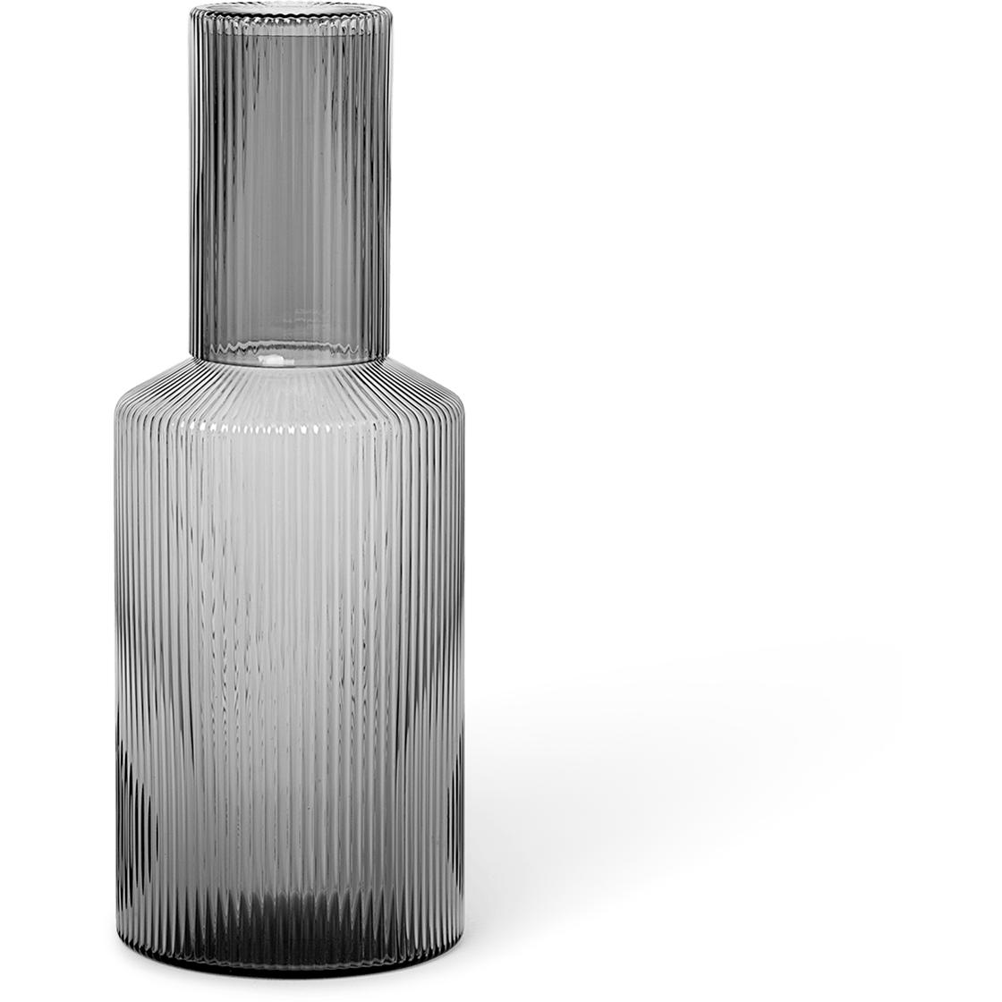 [product_category]-Ferm Living Ripple Glass/Lid, Smoked Grey-Ferm Living-5704723270294-1104264063-FER-3