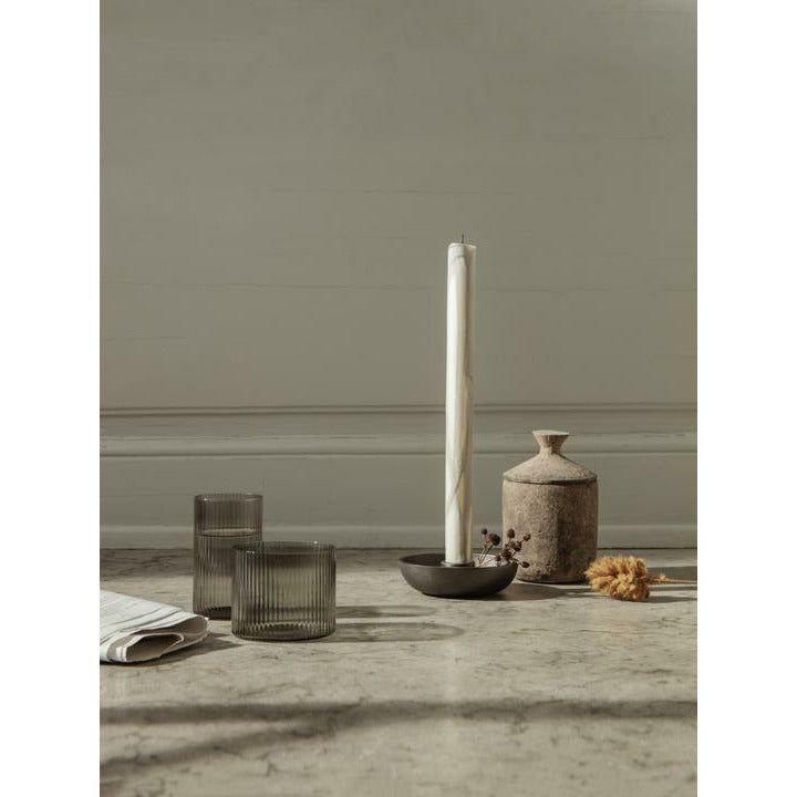 [product_category]-Ferm Living Ripple Low Glasses Set Of 4 20ml, Smoked Grey-Ferm Living-5704723276319-1104264665-FER-2