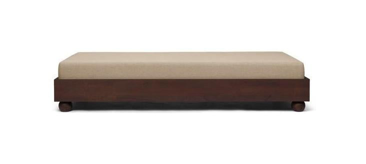 [product_category]-Ferm Living Rum Daybed Rich Linen, Dark Stained/Natural-Ferm Living-5704723312376-1104268271-FER-1