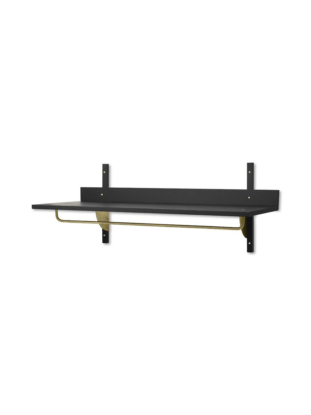 [product_category]-Ferm Living Sector Rack Shelf, Black Ash/Brass-Ferm Living-5704723282891-1104265323-FER-2
