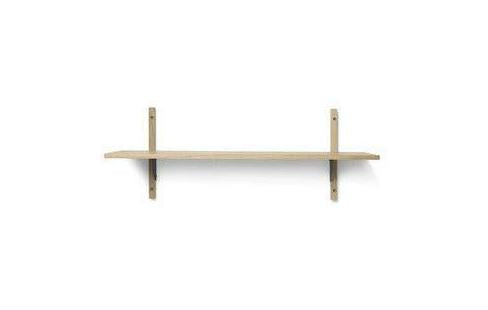 [product_category]-Ferm Living Sector Shelf Natural Oak/Black Brass, 87cm-Ferm Living-5704723258445-1103442859-FER-1