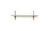Ferm Living Sector Police Natural Oak/Black Brass, 87 cm