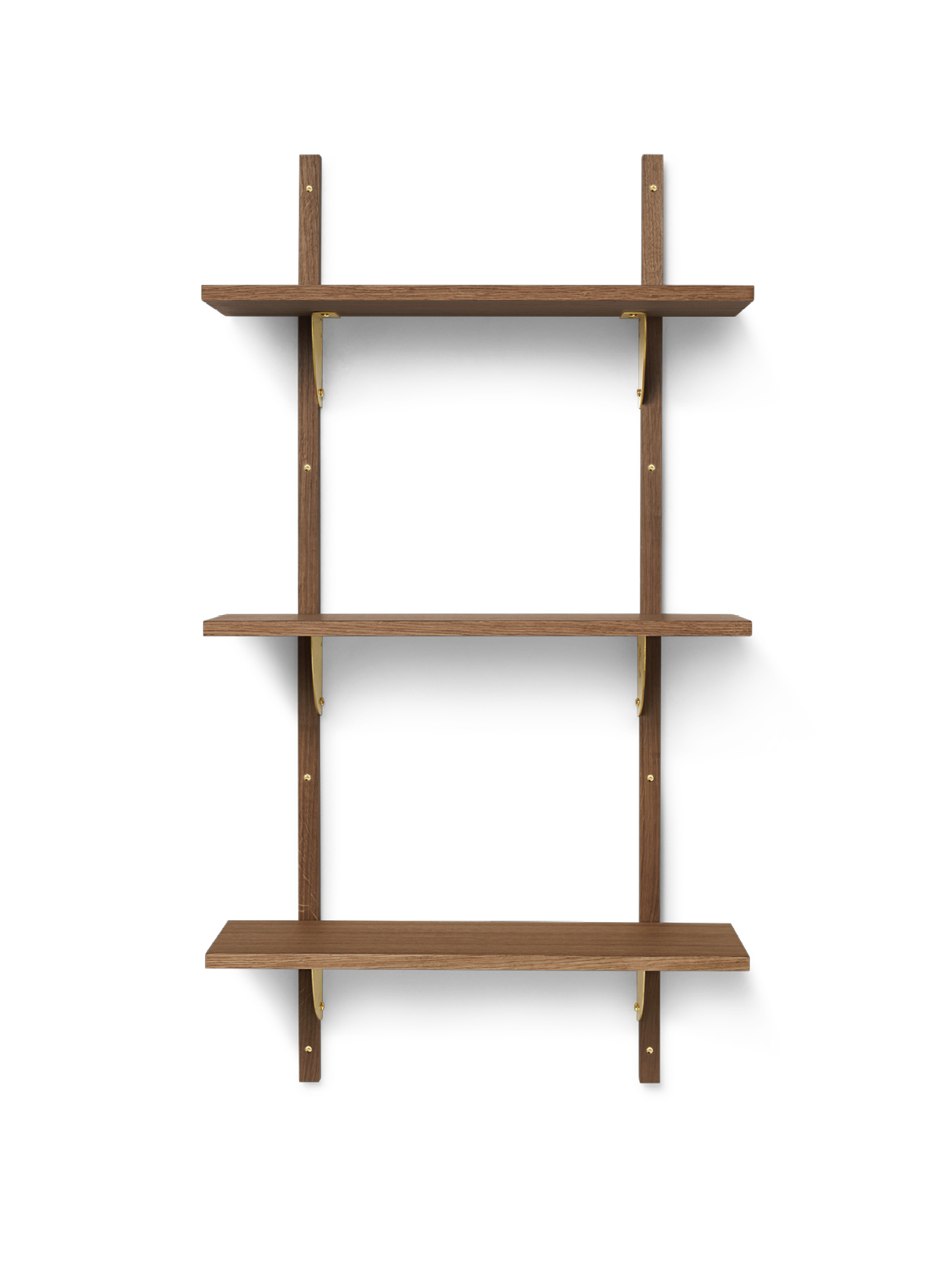 [product_category]-Ferm Living Sector Shelf Tripple/Narrow Smoked Oak/Brass-Ferm Living-5704723322788-1104269293-FER-1