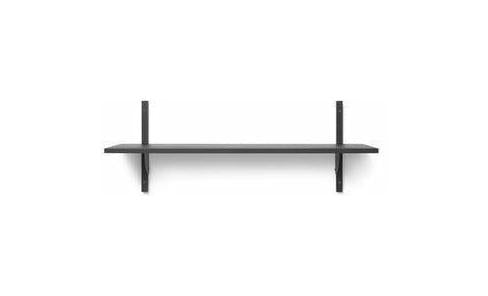 [product_category]-Ferm Living Sector Shelves Dark Stained Ash/Black Brass, 87cm-Ferm Living-5704723258469-1103462858-FER-1