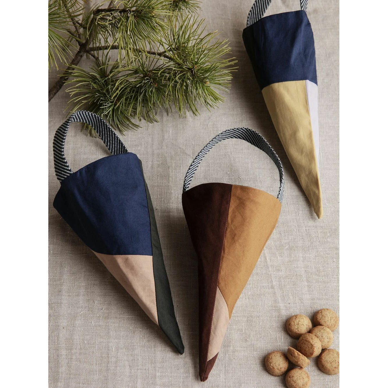 Ferm Living Shay Christmas Quand Bags sada 3