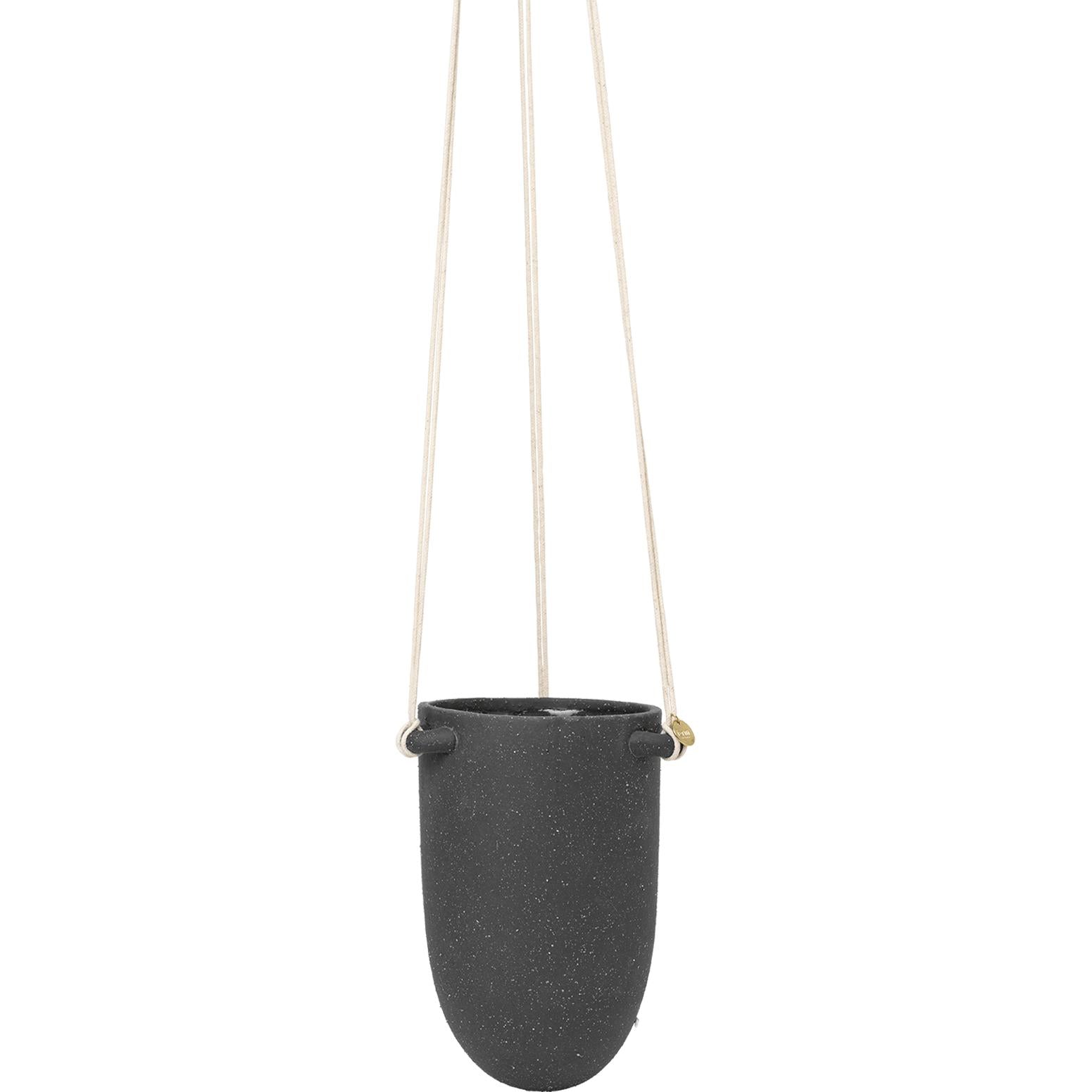 [product_category]-Ferm Living Speckle Pot Small, Dark Grey-Ferm Living-5704723269595-1104263993-FER-1