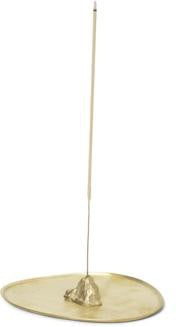 [product_category]-Ferm Living Stone Incense Stick Holder, Brass-Ferm Living-5704723104186-100538501-FER-1