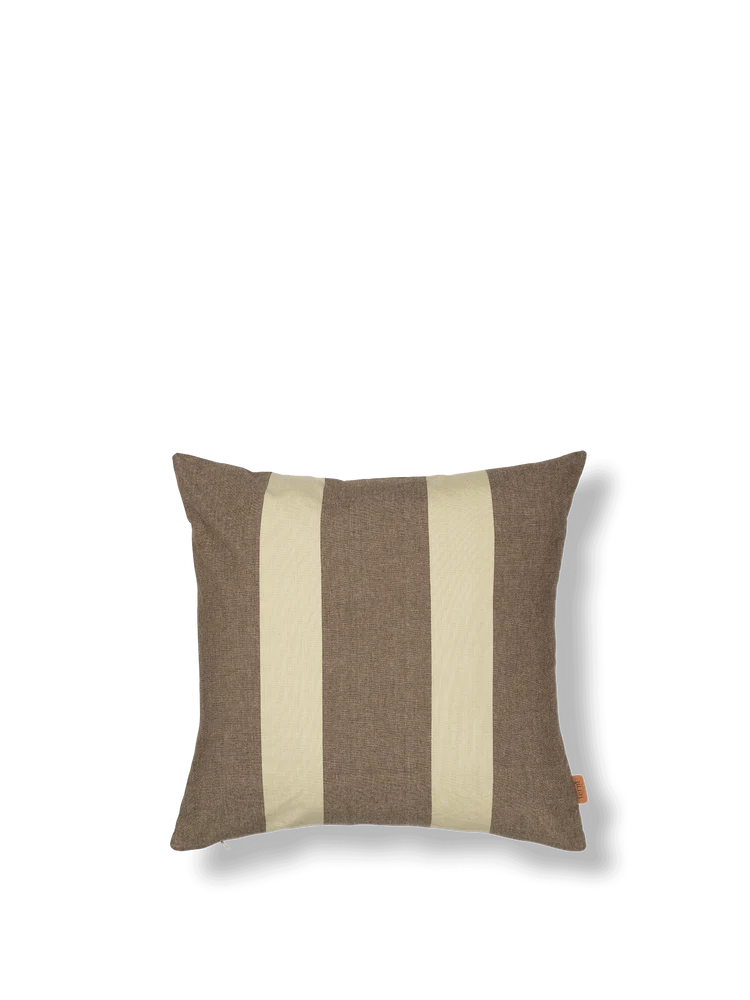 [product_category]-Ferm Living Strand Outdoor Cushion Cover Carob Brown/Parchme-Ferm Living-5704723322948-1104269309-FER-1