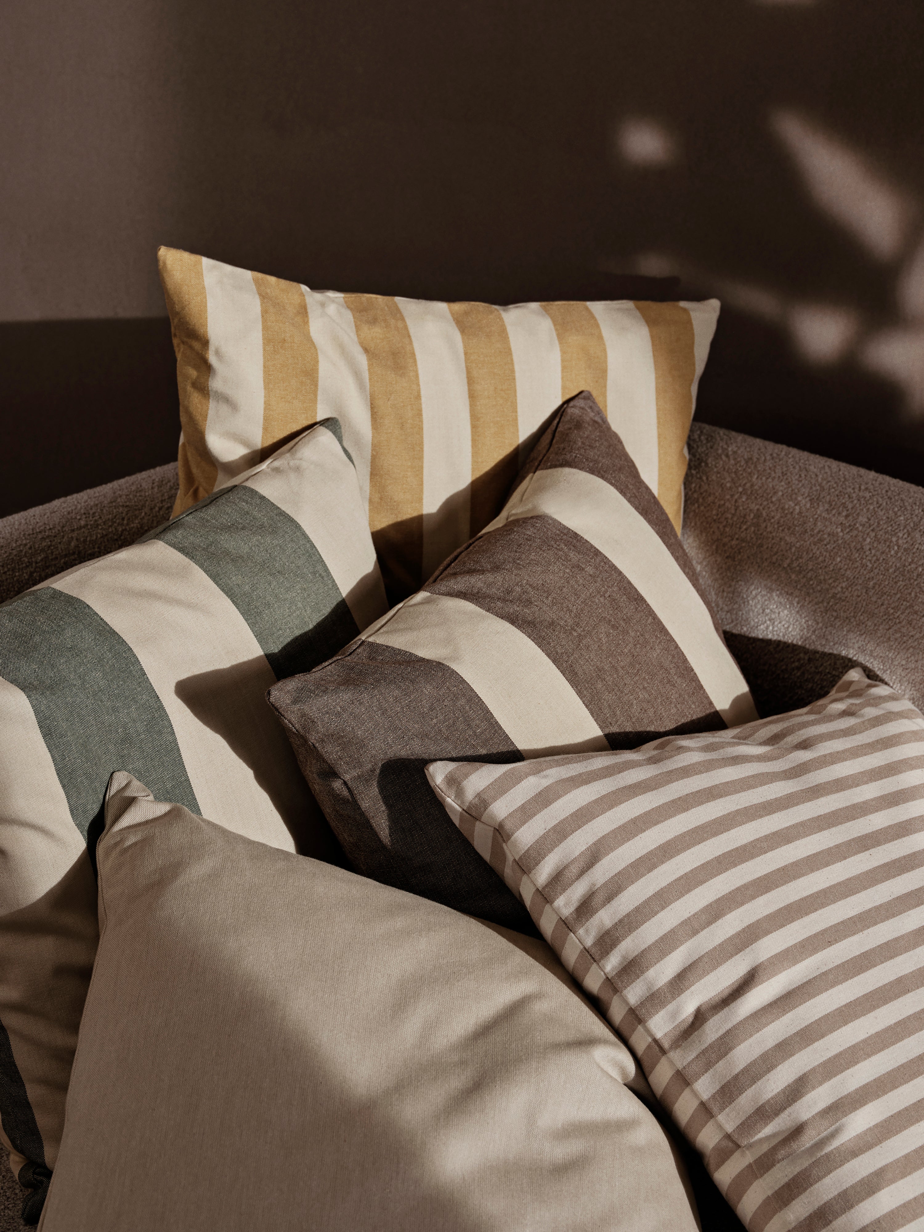 [product_category]-Ferm Living Strand Outdoor Cushion Dark Lichen/Parchment-Ferm Living-5704723320500-1104269065-FER-2