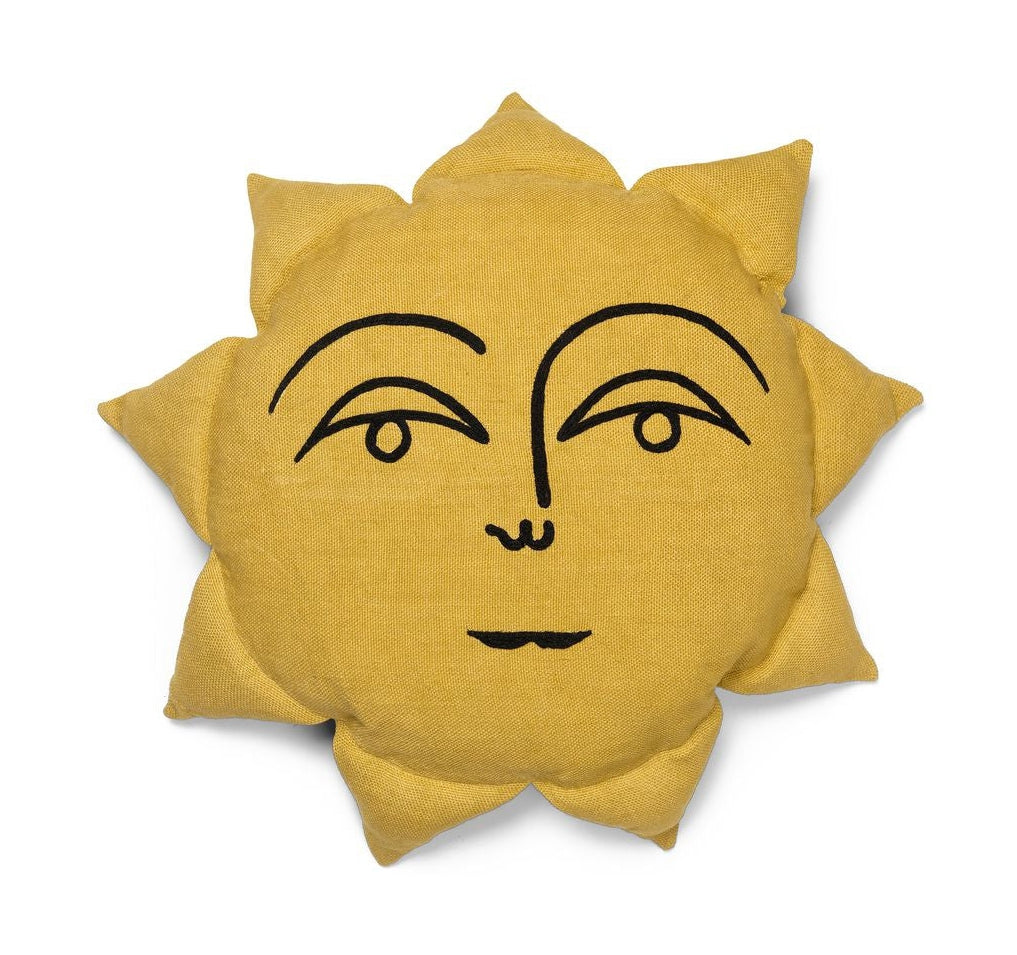 [product_category]-Ferm Living Sun Cushion, Yellow-Ferm Living-5704723285649-1104265598-FER-1