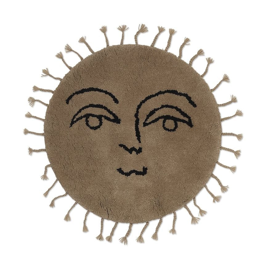 [product_category]-Ferm Living Sun Rug With Fringes Small, Nature-Ferm Living-5704723288657-1104265899-FER-1