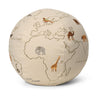 Ferm Living the World Pouf, z bílé