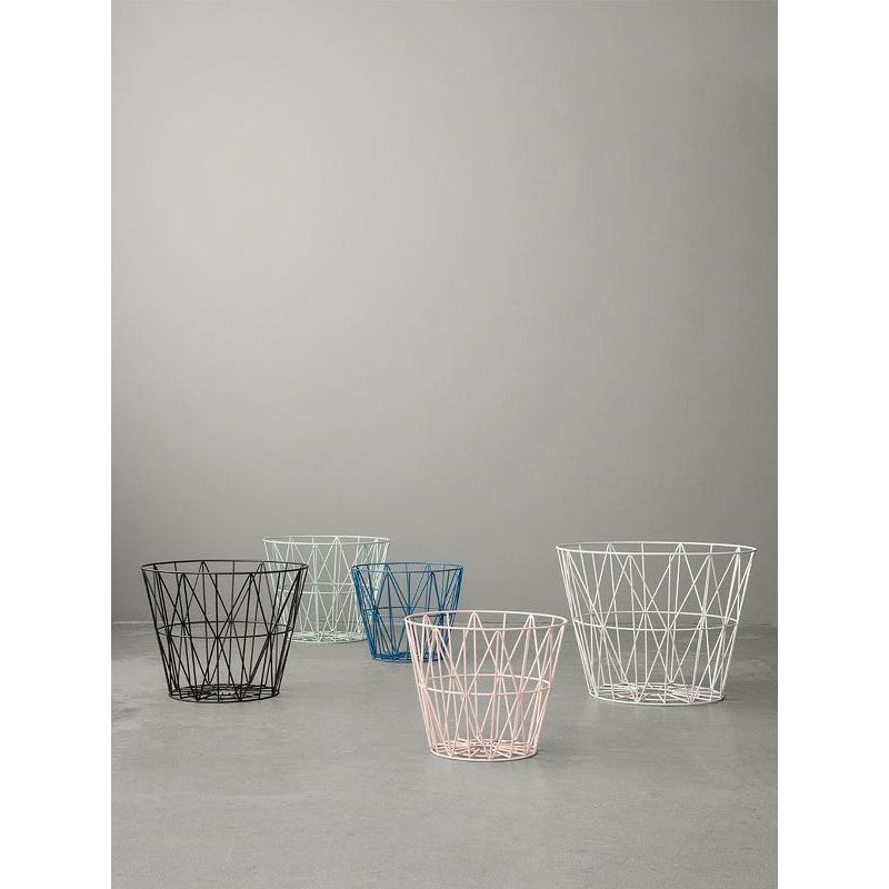 [product_category]-Ferm Living Threaded Basket Black, ø60cm-Ferm Living-5704723230663-3066-FER-2