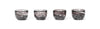Ferm Living Tinta Egg Cup Set 4, tmavě hnědá