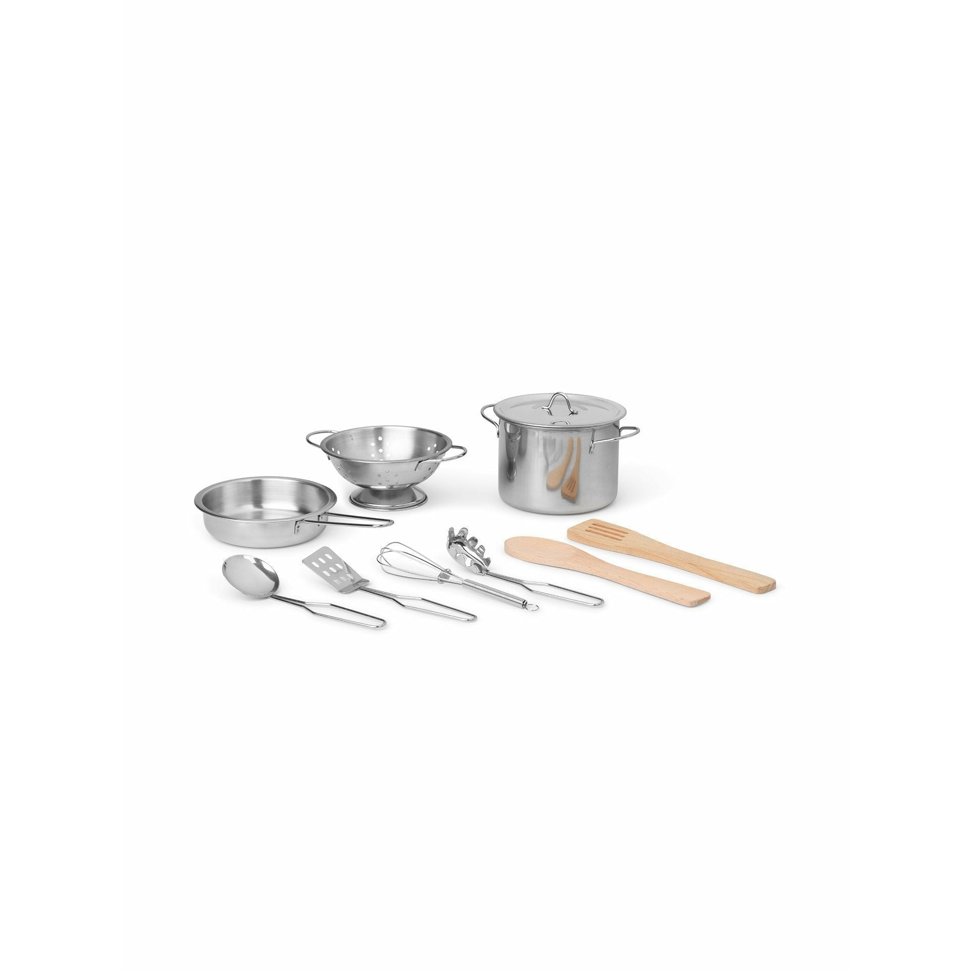 [product_category]-Ferm Living Toro Play Kitchen Tools Set Of 9, Steel/Wood-Ferm Living-5704723262169-1104263250-FER-1