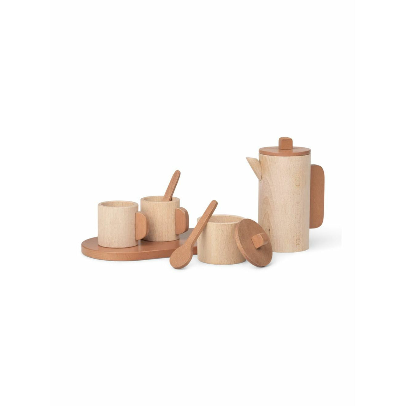 [product_category]-Ferm Living Toro Tea Set Toys, Beech Wood-Ferm Living-5704723261308-1104263164-FER-1