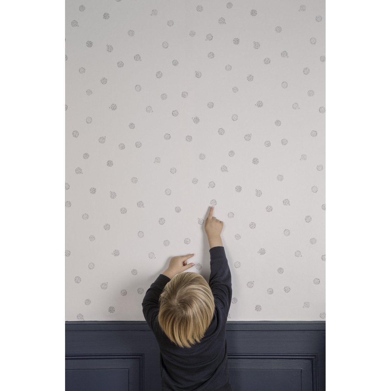 Ferm Living Triangles Wallsticker, modrá