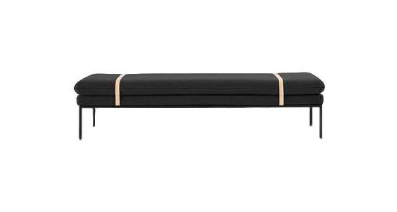 [product_category]-Ferm Living Turn Day Bed Cotton, Solid Dark Grey-Ferm Living-5704723017776-9560-FER-1