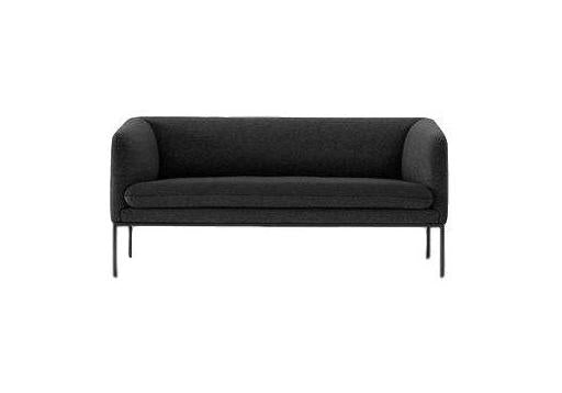 [product_category]-Ferm Living Turn Sofa 2 Wool, Solid Dark Grey-Ferm Living-5704723017394-9530-FER-1
