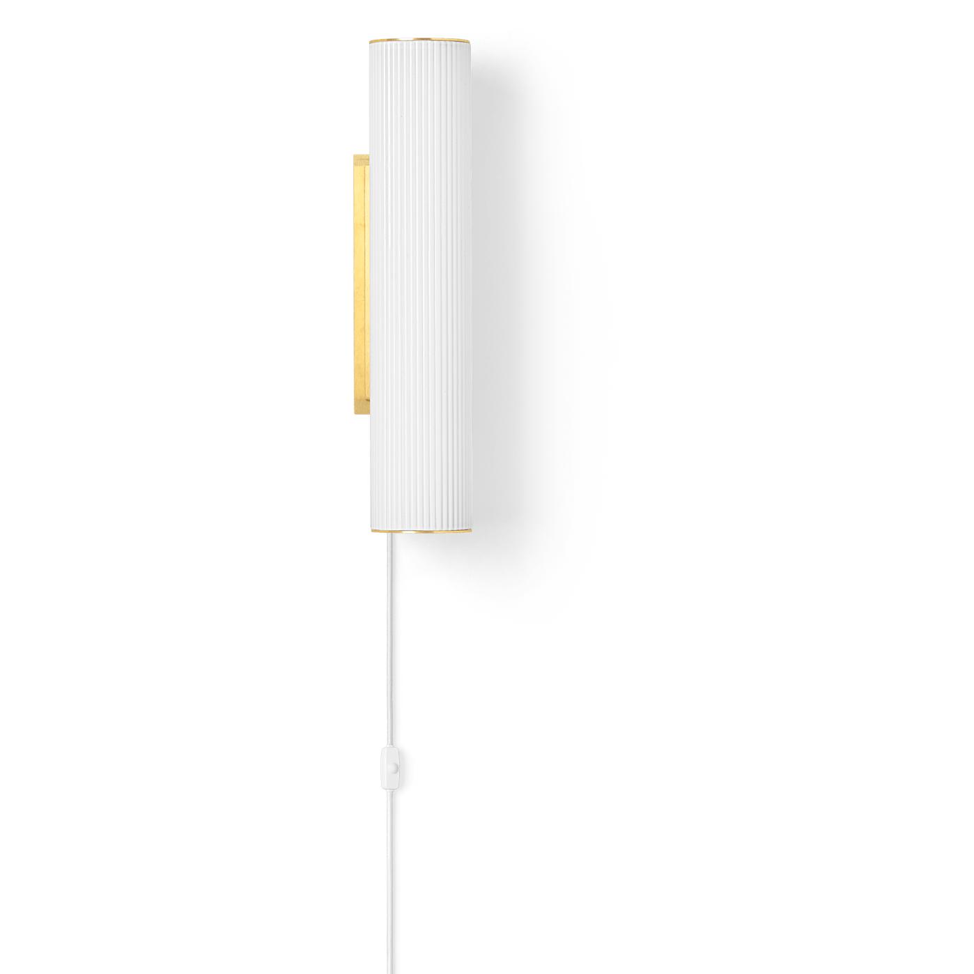 [product_category]-Ferm Living Vuelta Wall Lamp Brass ø40 Cm, White-Ferm Living-5704723267423-1104263776-FER-1