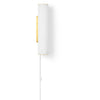 Ferm Living Vuelta Wall Lamp Brass Ø40 cm, bílá