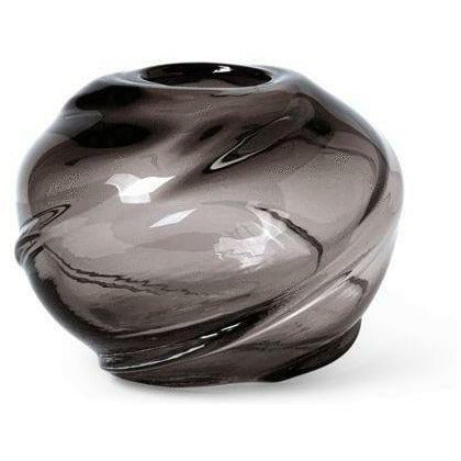 [product_category]-Ferm Living Water Swirl Vase Round 21x16 Cm, Smoked Grey-Ferm Living-5704723273431-1104264377-FER-1