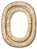 Ferm Living Weave Trivets, sada 2 ks, přírodní/černá