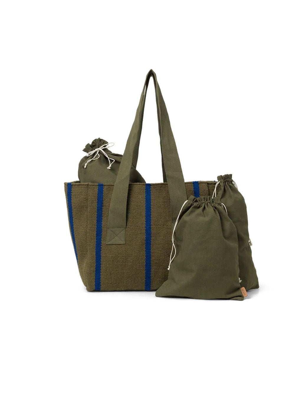 [product_category]-Ferm Living Yard Picnic Bag, Olive/Light Blue-Ferm Living-5704723284529-1104265486-FER-2