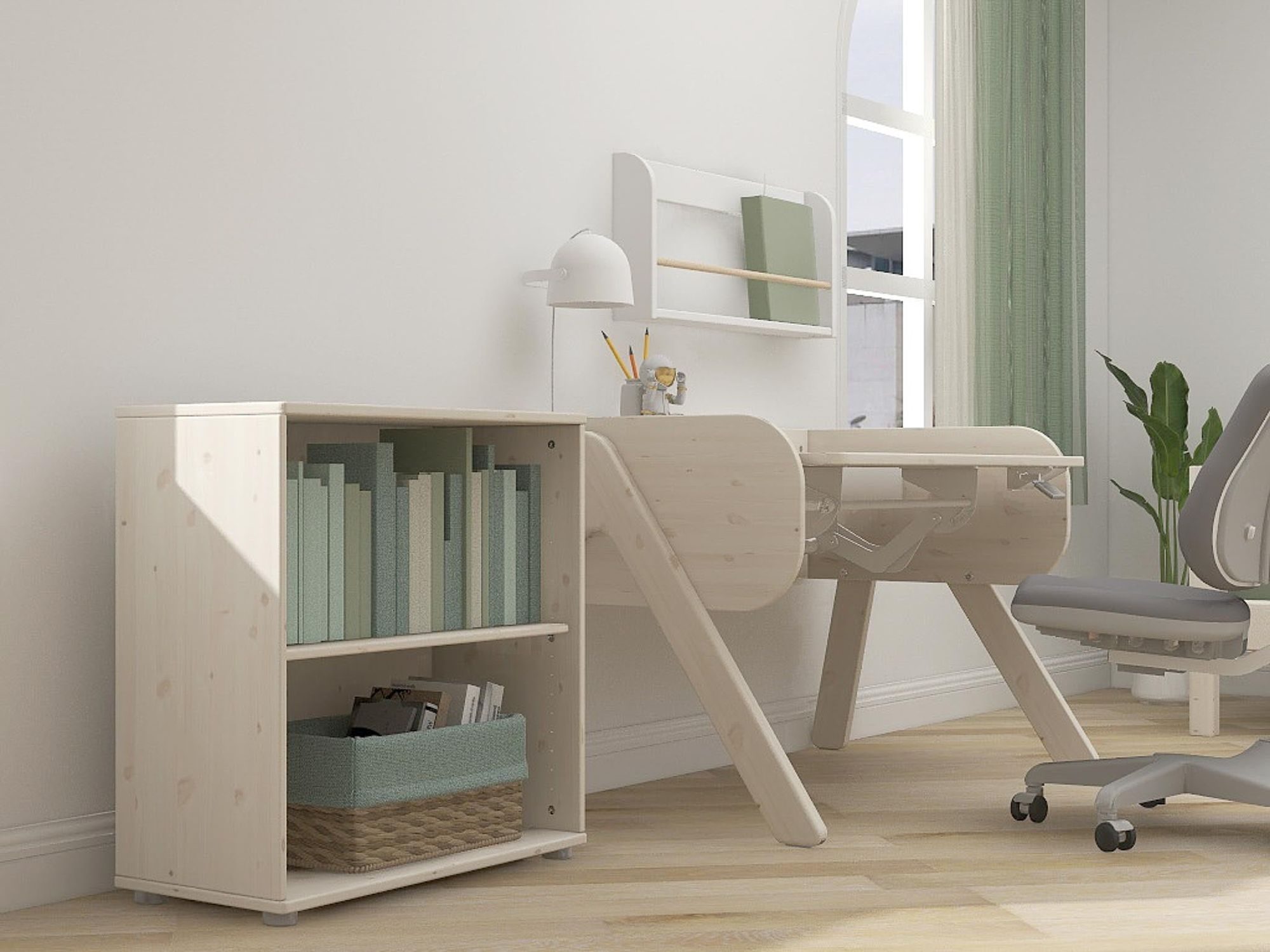 [product_category]-FLEXA Bookcase with 1 shelf-FLEXA-5706459145174-81-36203-2-FLE-4