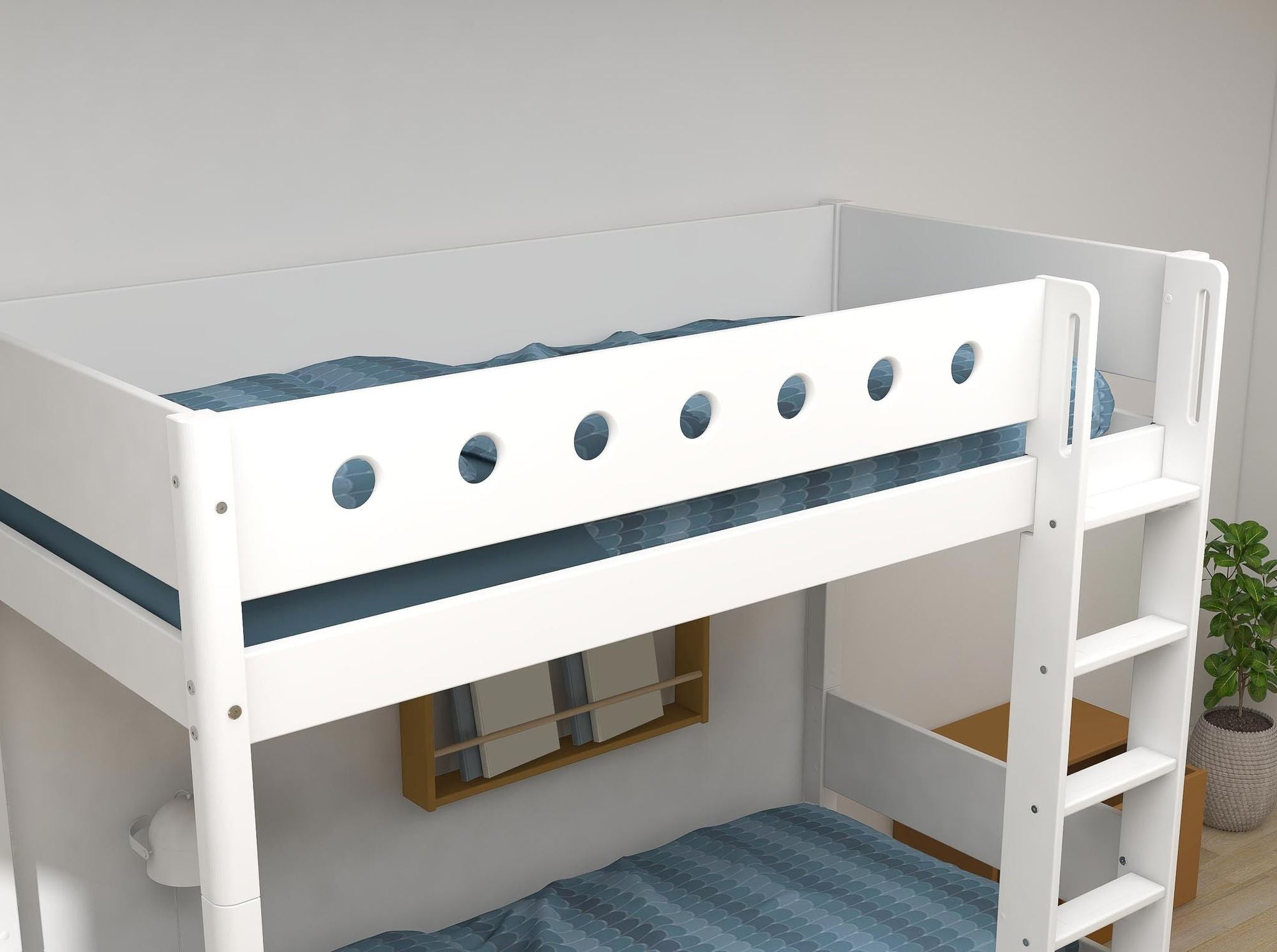 [product_category]-FLEXA Bunk bed w. extra height-FLEXA-5706459084312-80-17414-40-FLE-3