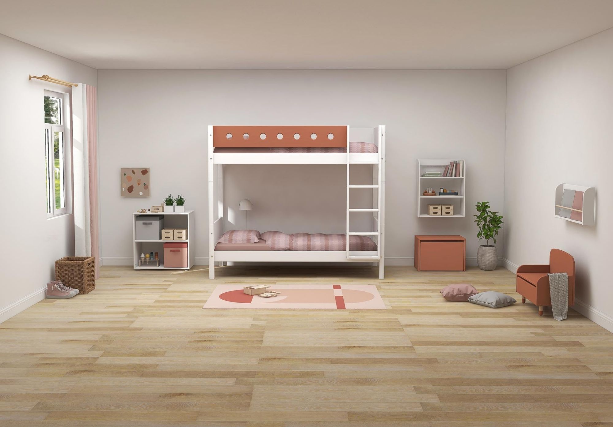 [product_category]-FLEXA Bunk bed w. extra height-FLEXA-5706459150550-80-17414-518-FLE-2
