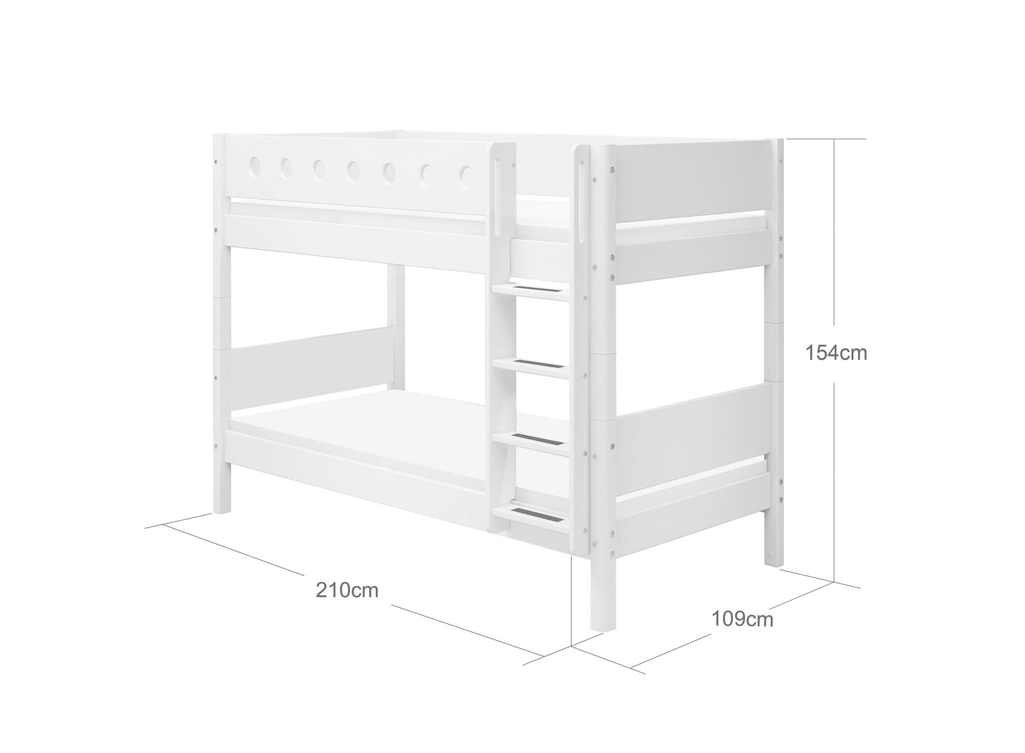 [product_category]-FLEXA Bunk bed w. straight ladder-FLEXA-5706459065137-80-17407-40-FLE-9