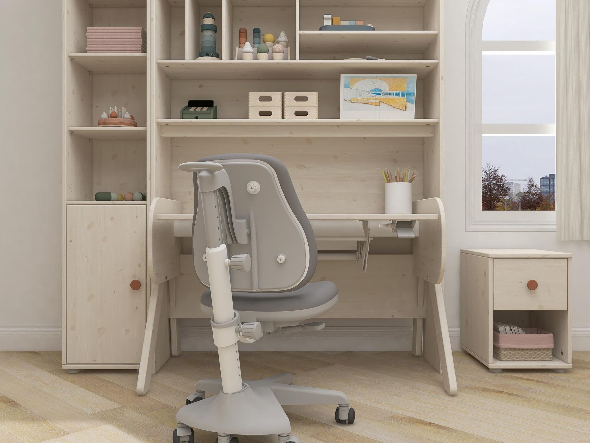 [product_category]-FLEXA Chest with 1 drawer-FLEXA-5706459146485-81-36101-501-FLE-3