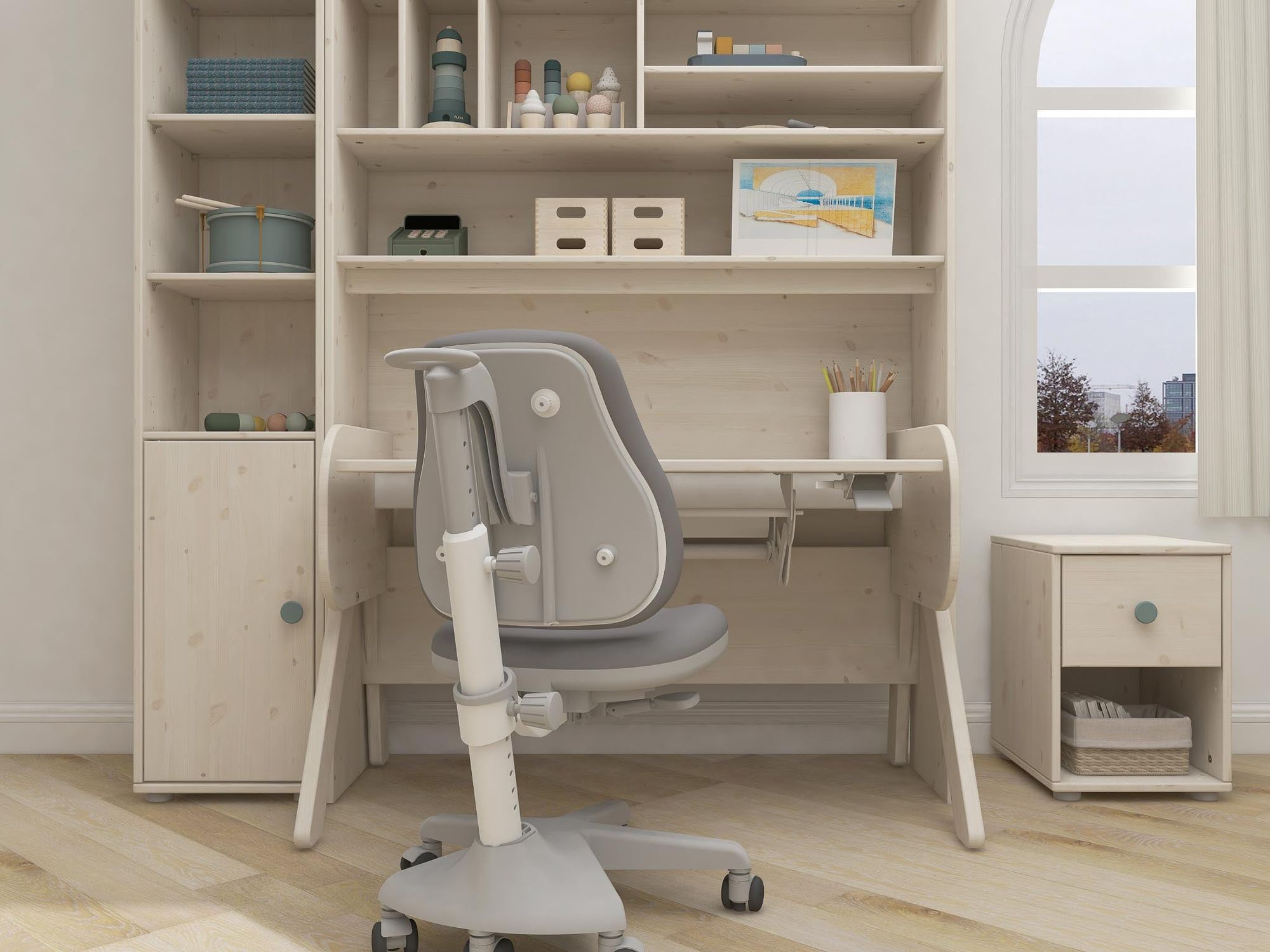 [product_category]-FLEXA Chest with 1 drawer-FLEXA-5706459146508-81-36101-503-FLE-4