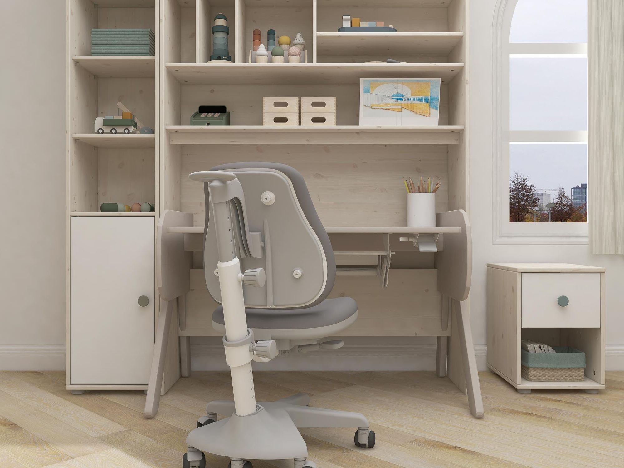 [product_category]-FLEXA Chest with 1 drawer-FLEXA-5706459146560-81-36101-509-FLE-4