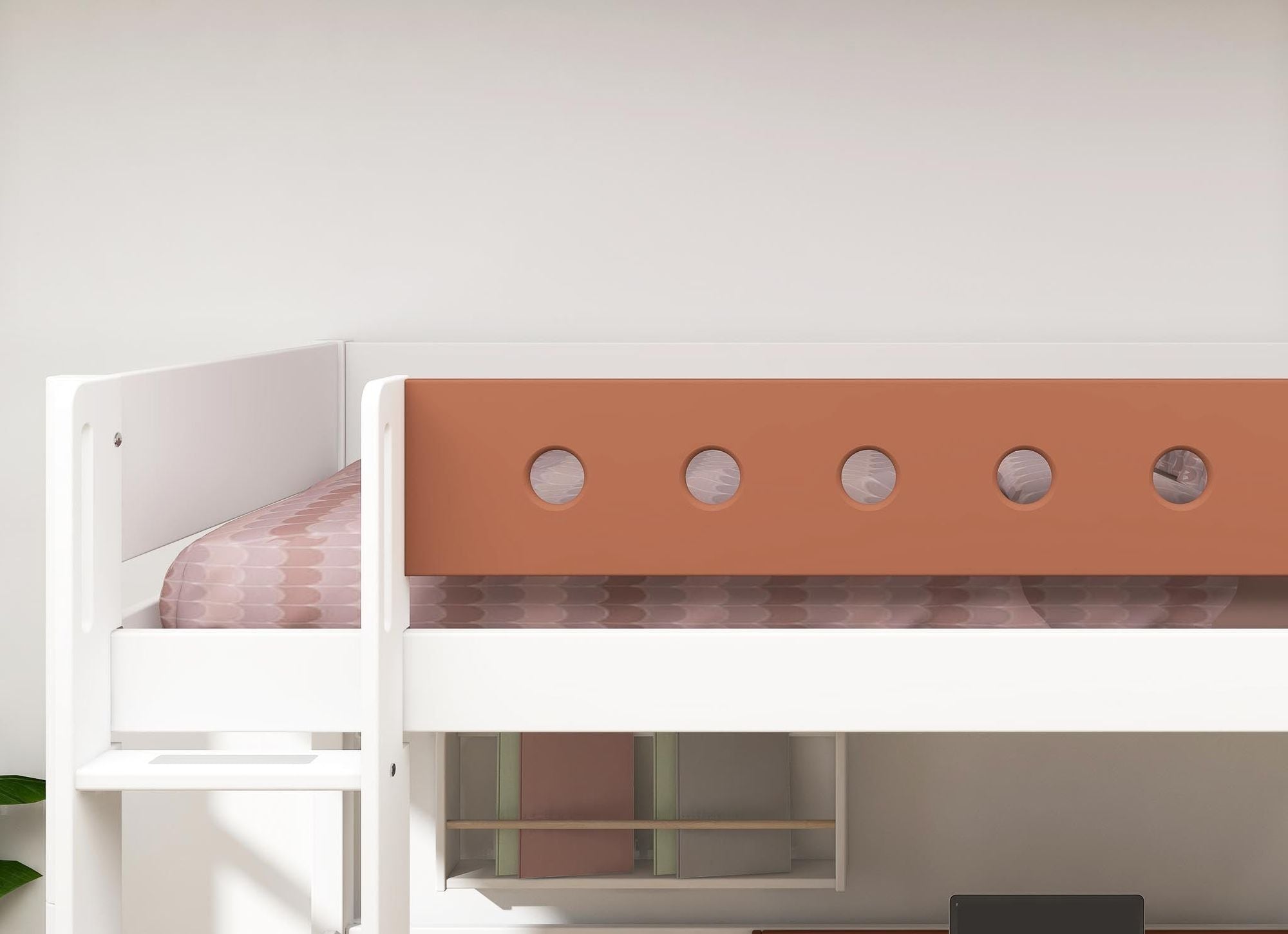 [product_category]-FLEXA High bed w. straight ladder-FLEXA-5706459150598-80-17502-518-FLE-5