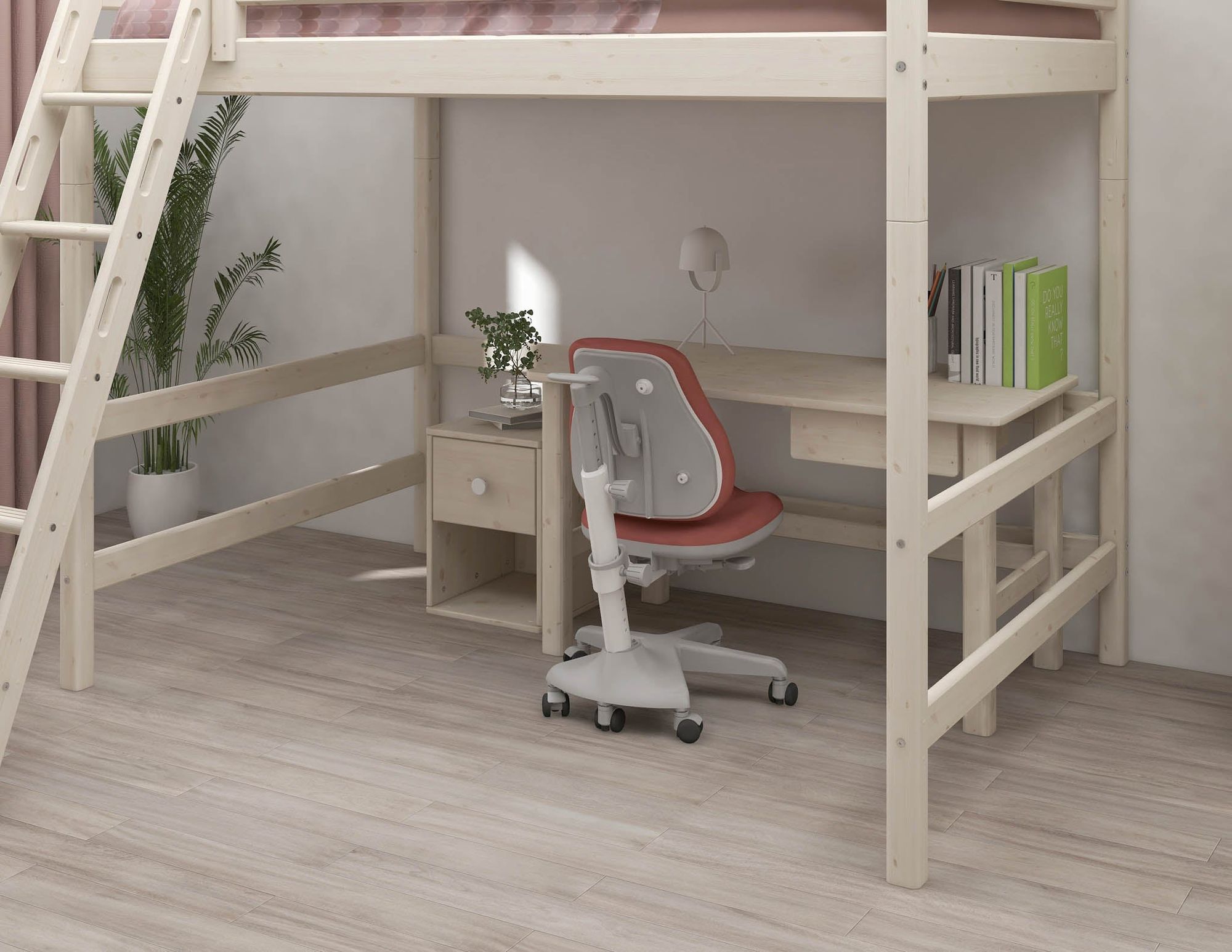 [product_category]-FLEXA High bed with slanting ladder-FLEXA-5706459073163-90-10623-2-01-FLE-4