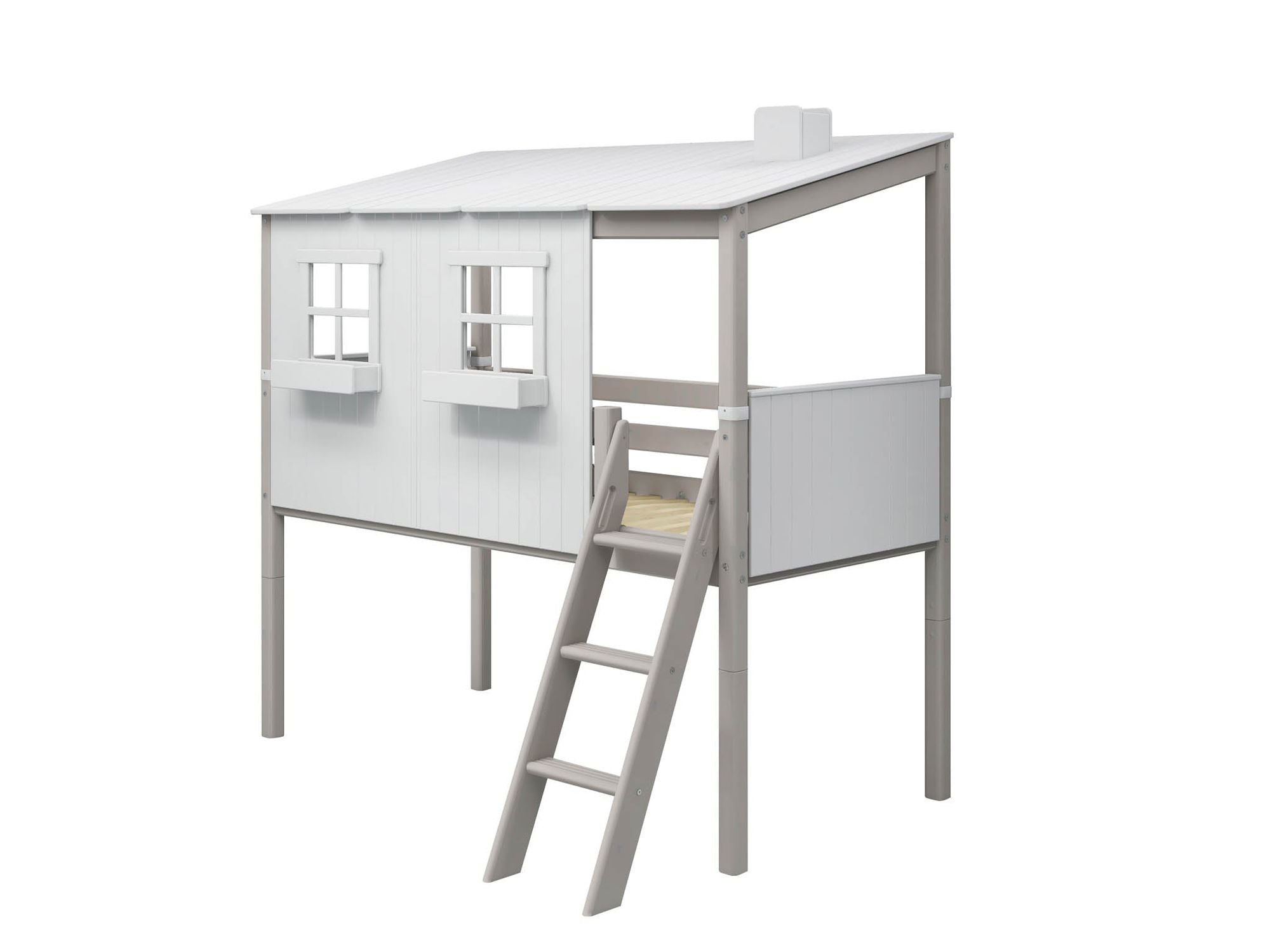 [product_category]-FLEXA Mid-high bed w. Classic House-FLEXA-5706459130088-90-10770-72-01-FLE-7