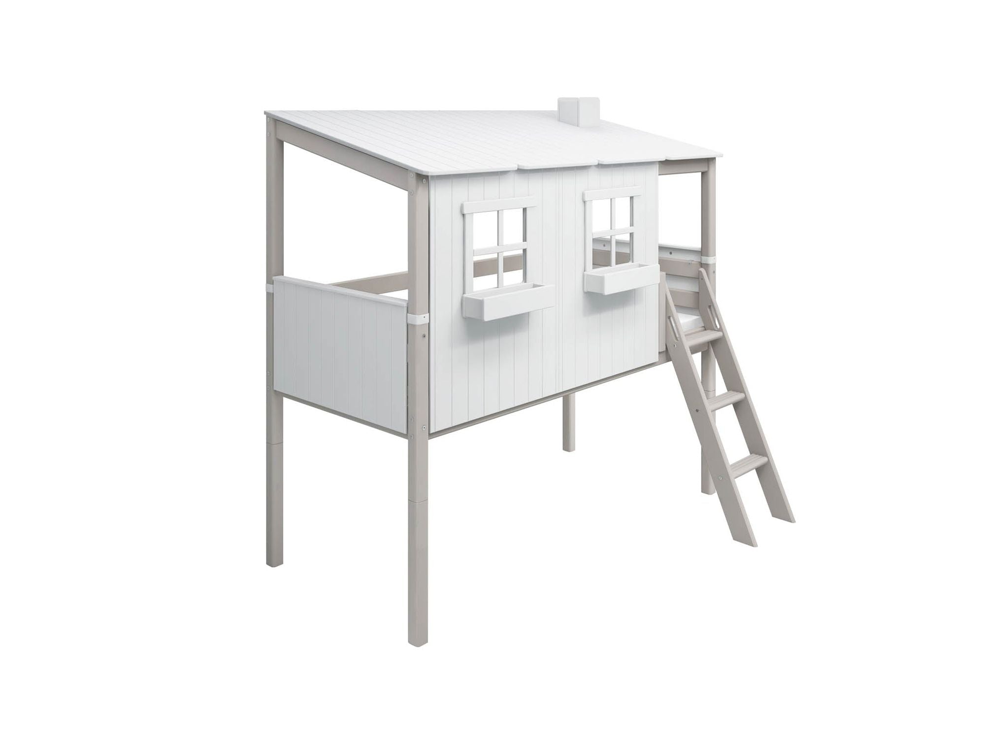 [product_category]-FLEXA Mid-high bed w. Classic House-FLEXA-5706459130088-90-10770-72-01-FLE-8