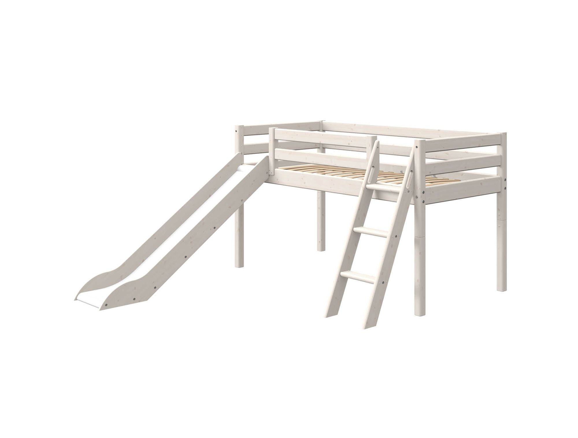 [product_category]-FLEXA Mid-high bed w. slanting ladder and slide-FLEXA-5706459068817-90-10310-2-01-FLE-6