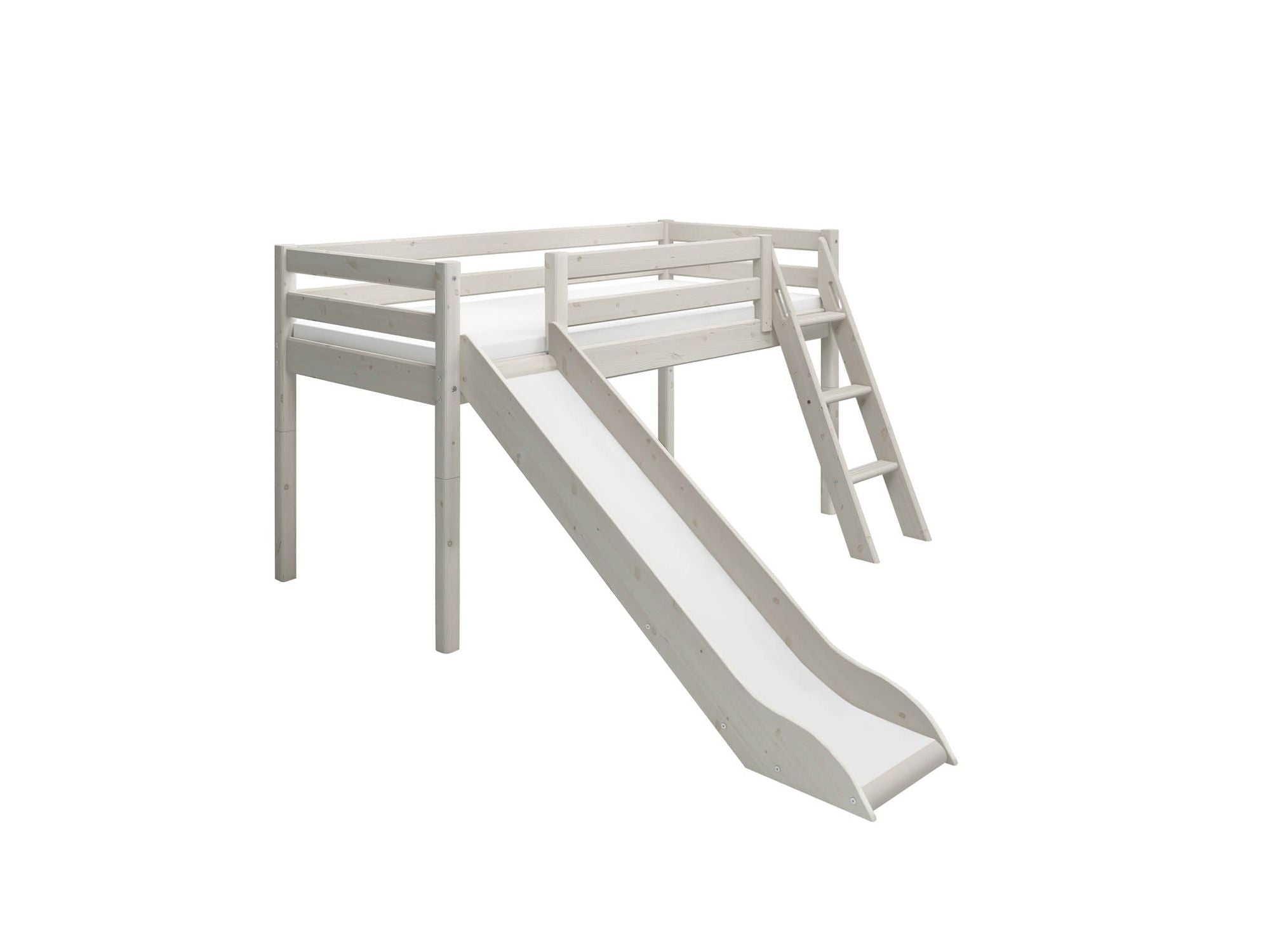 [product_category]-FLEXA Mid-high bed w. slanting ladder and slide-FLEXA-5706459068817-90-10310-2-01-FLE-7