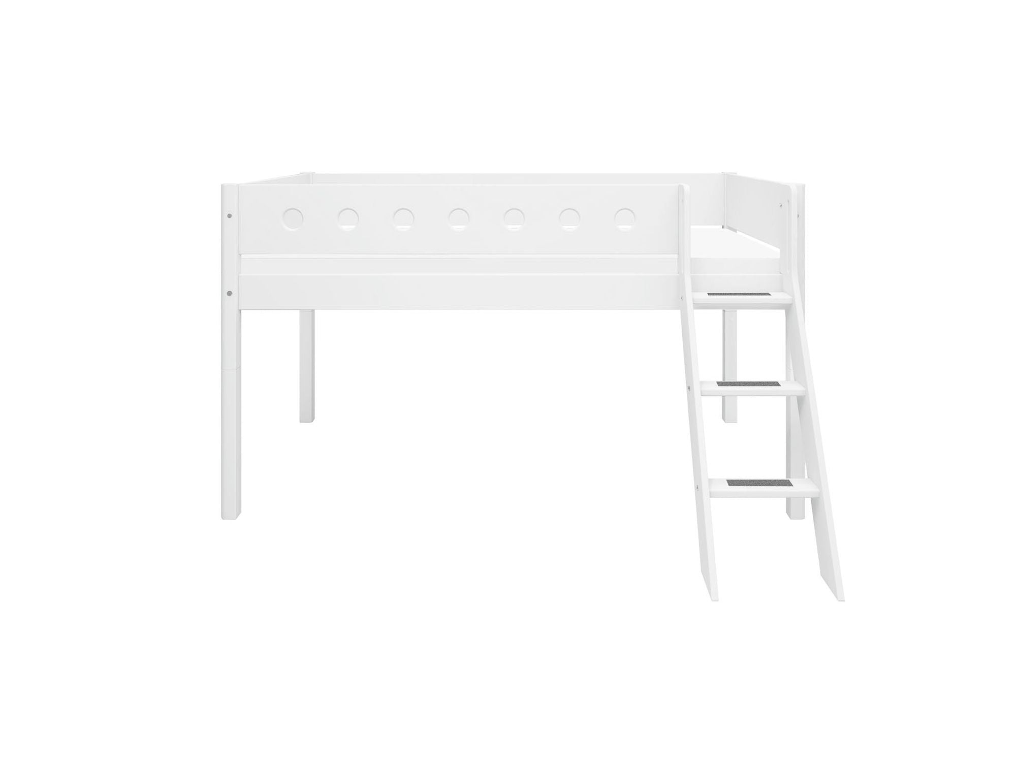 [product_category]-FLEXA Mid-high bed w. slanting ladder-FLEXA-5706459064734-80-17311-40-FLE-8