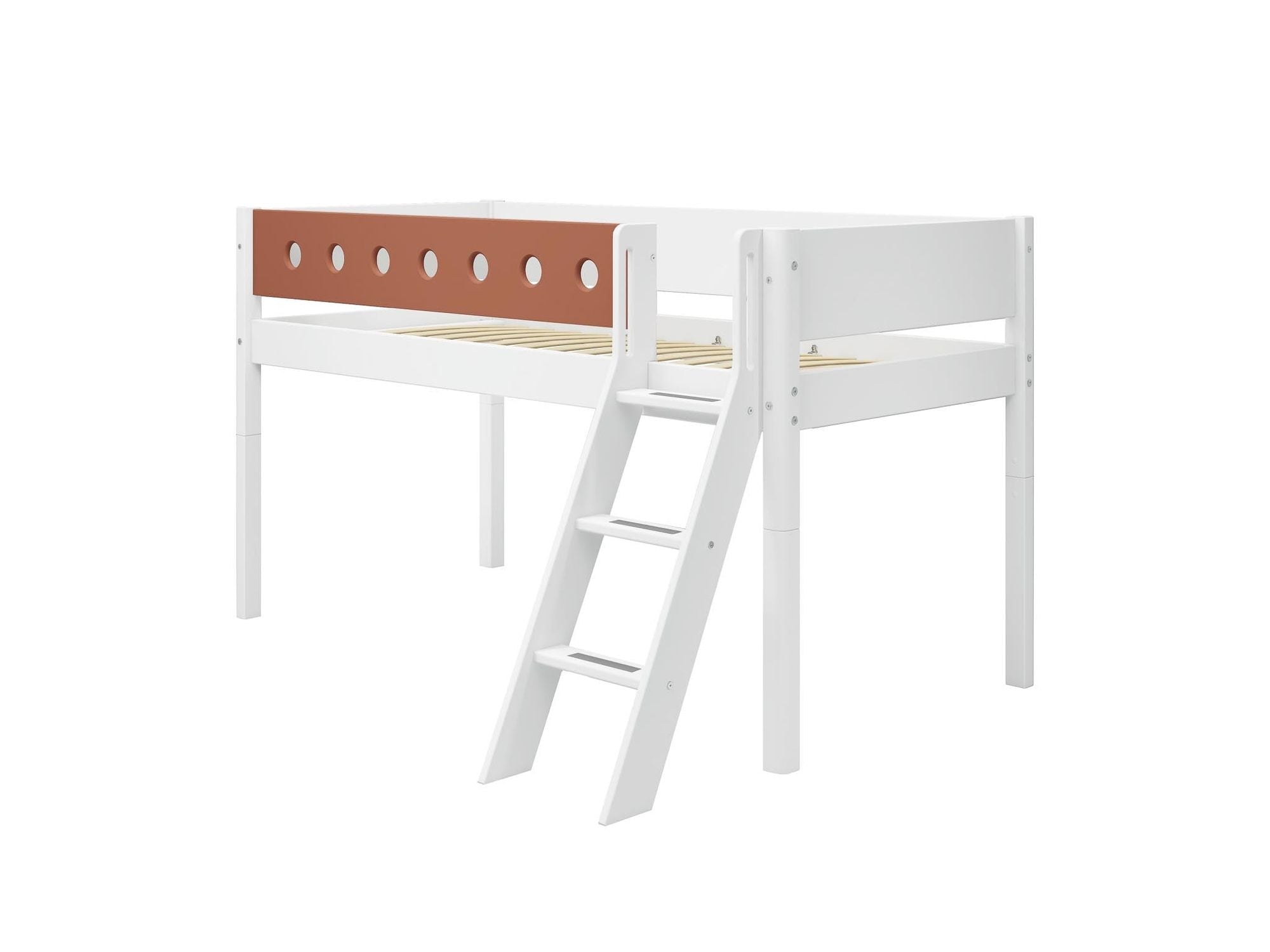 [product_category]-FLEXA Mid-high bed w. slanting ladder-FLEXA-5706459150215-80-17311-518-FLE-7