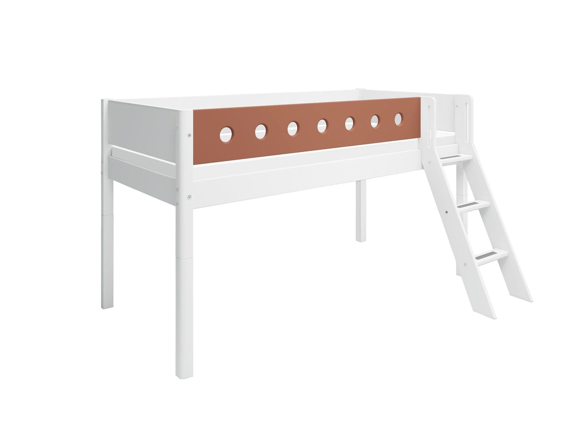 [product_category]-FLEXA Mid-high bed w. slanting ladder-FLEXA-5706459150215-80-17311-518-FLE-8