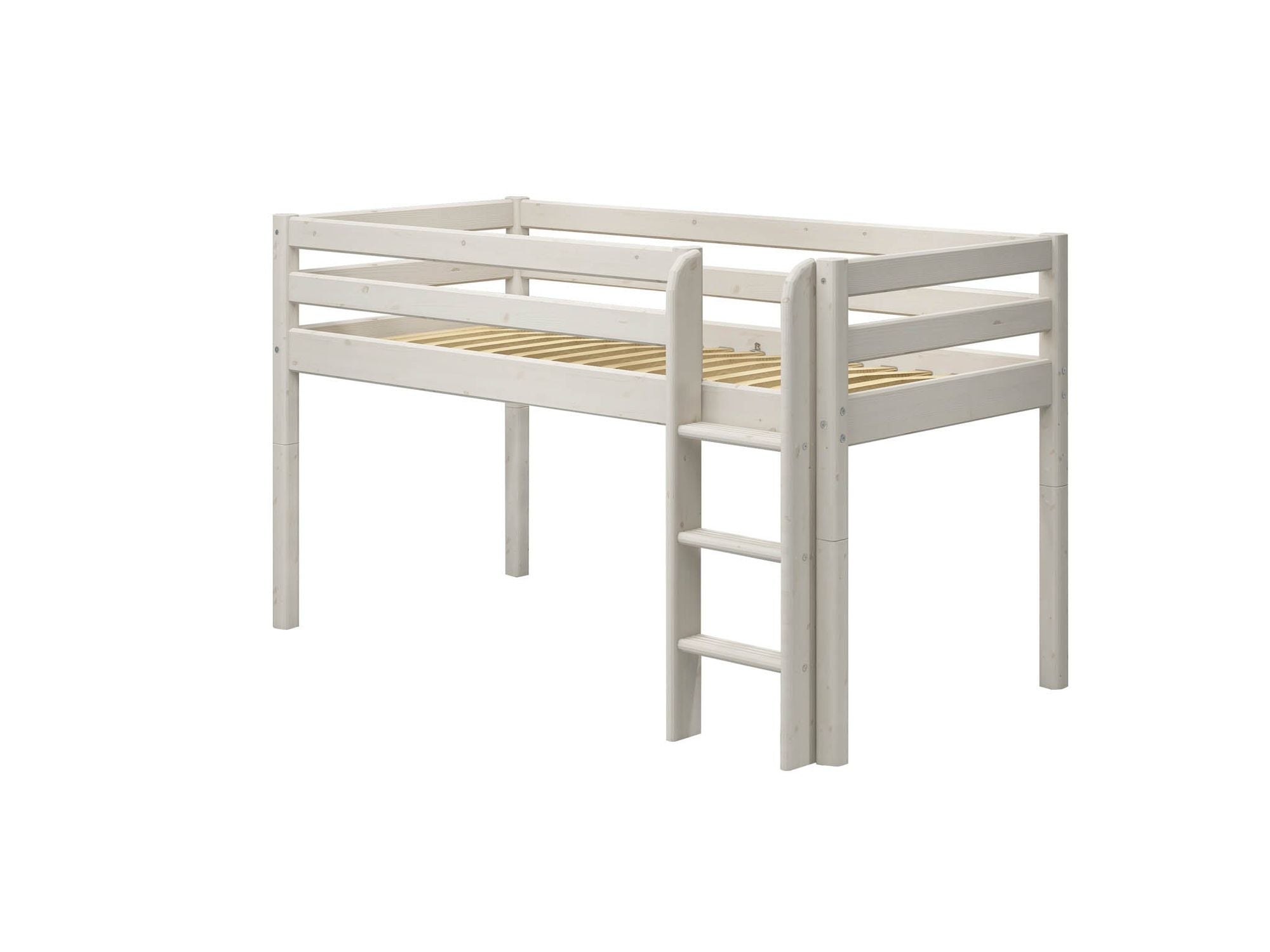 [product_category]-FLEXA Mid-high bed w. straight ladder-FLEXA-5706459050041-90-10110-2-01-FLE-9