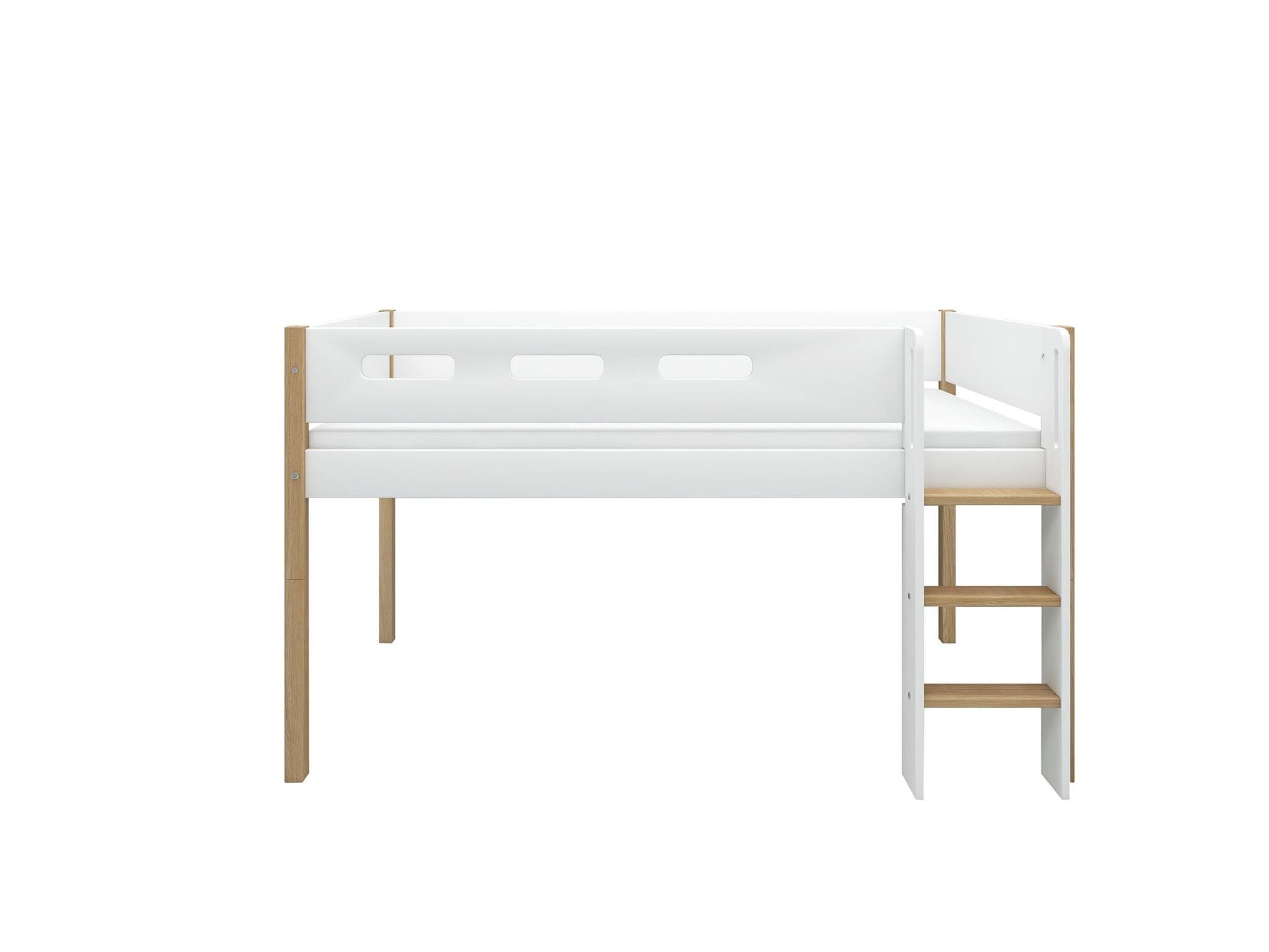 [product_category]-FLEXA Mid-high bed w. straight ladder-FLEXA-5706459132150-80-31302-95-FLE-10