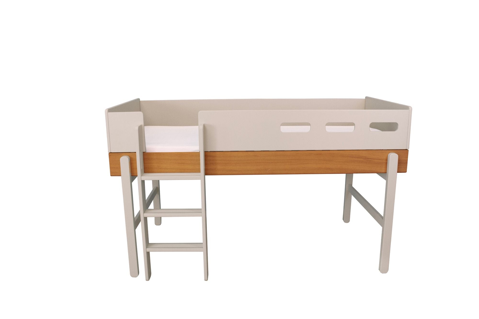 [product_category]-FLEXA Mid-high bed with straight ladder-FLEXA-5706459176895-80-24301-533-FLE-5