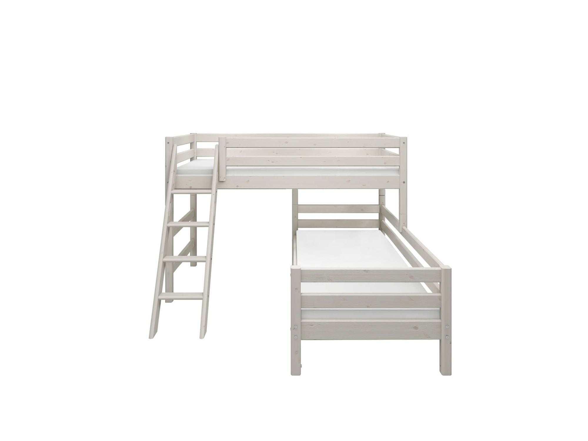 [product_category]-FLEXA Semi-high bed w. slanting ladder-FLEXA-5706459068930-90-10314-2-01-FLE-10