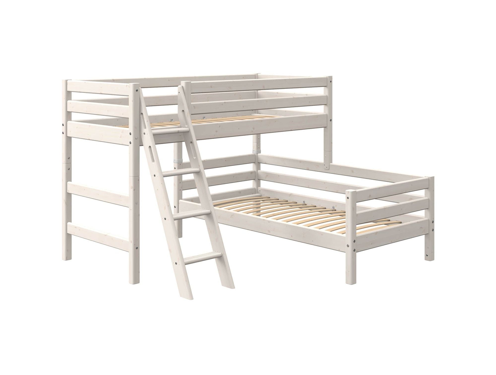 [product_category]-FLEXA Semi-high bed w. slanting ladder-FLEXA-5706459068930-90-10314-2-01-FLE-11